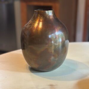 Iridescent Bronze Vase
